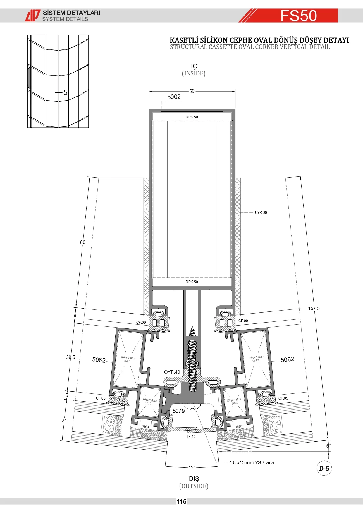 Strüktürel Silikon Giydirme Cephe Detay