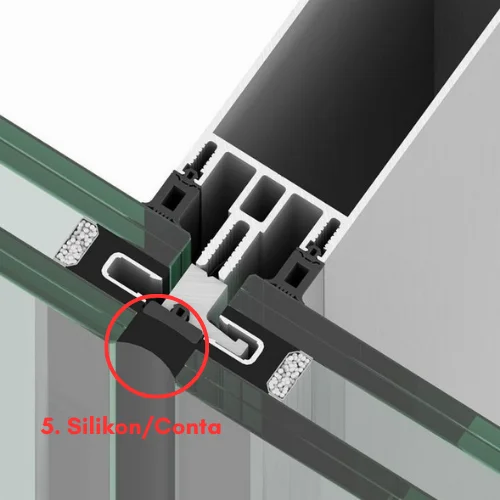 Giydirme Cephe Elemanları 5 (Silikon)