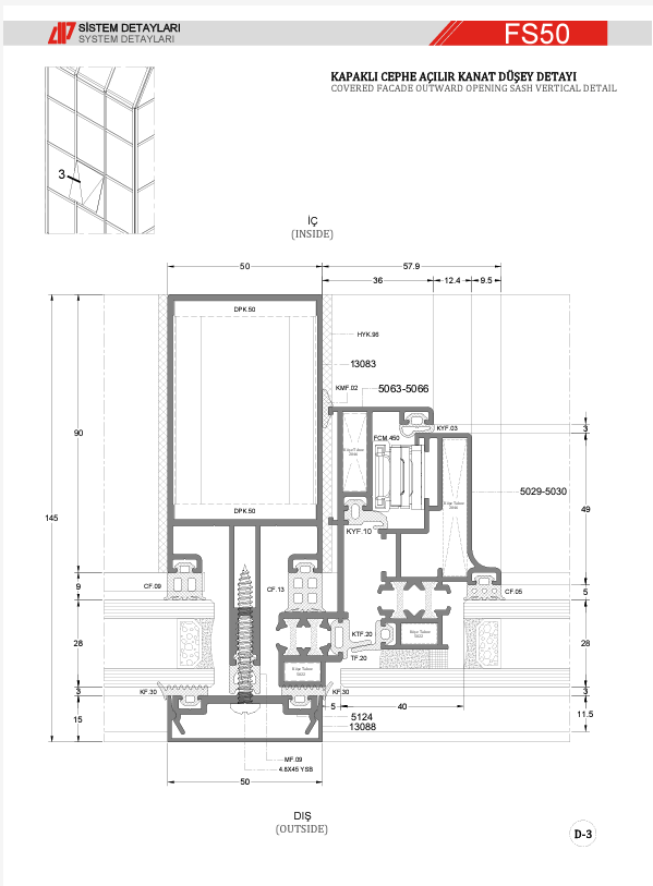 Kapaklı Cephe Detay 3