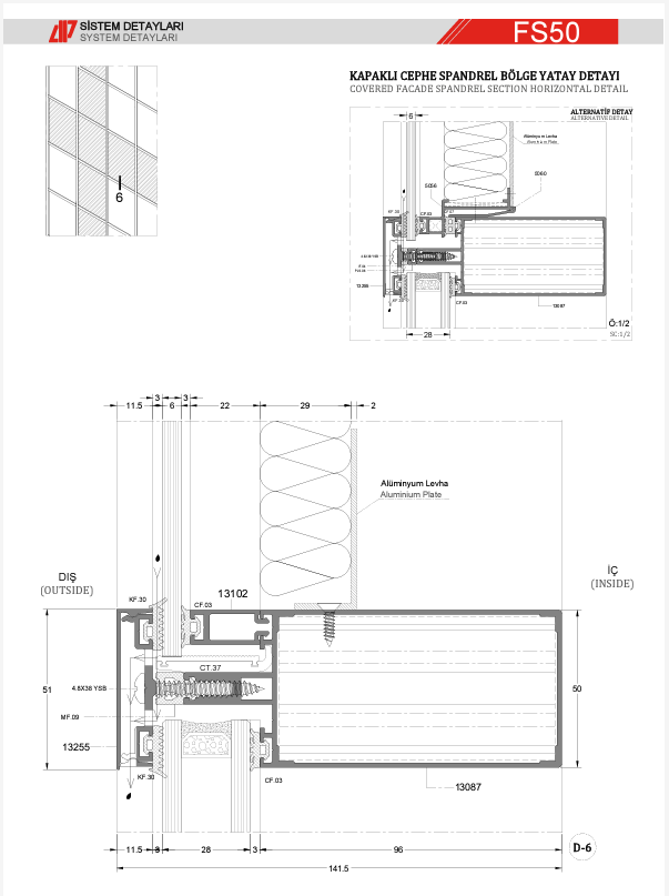 Kapaklı Cephe Detay 6