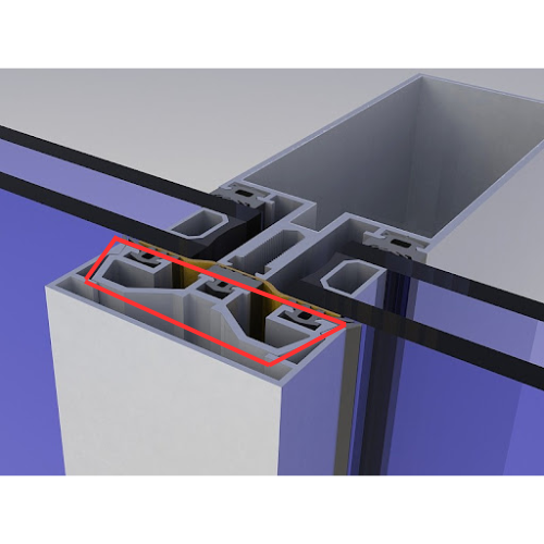 Kapaklı Cephe Elemanları 5 (Kapaklı Cephe Baskı Profili)